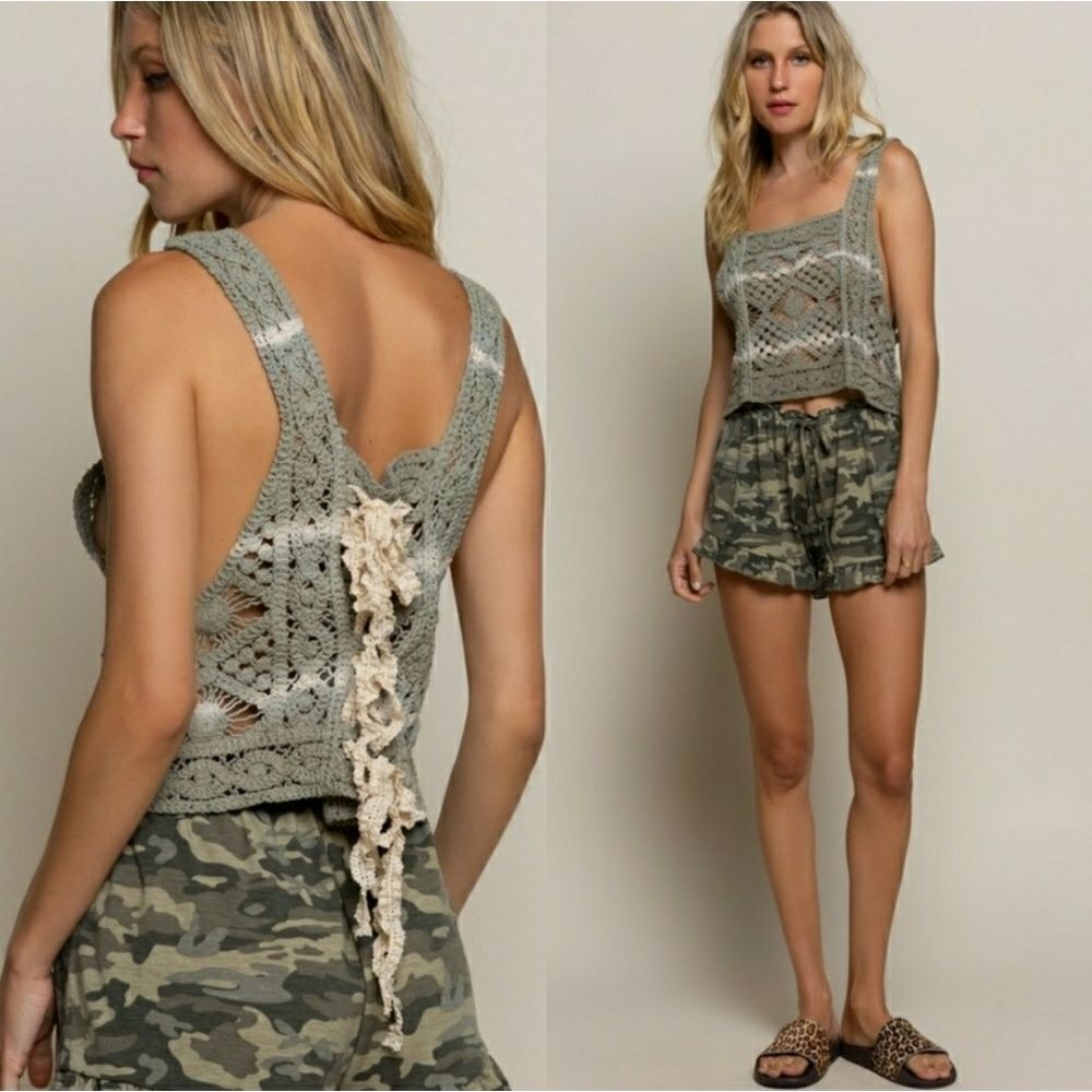 Open knit top - Picture 2 of 5